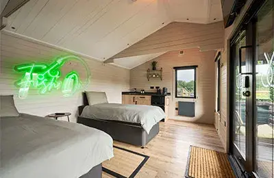 Fly Lodge Bedroom