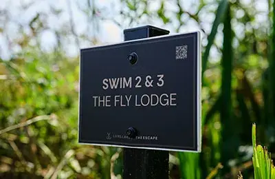 Fly Lodge - Swin 2 & 3 Sign