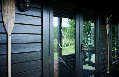 Fly Lodge Entrance